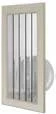 Europa Stripes leaded glass option