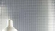 Europa Cross Reeded Sandblasted Art Glass pattern