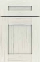 Mid Continent Henning laminate door, shown in Icy Avalanche Linea Nightfall