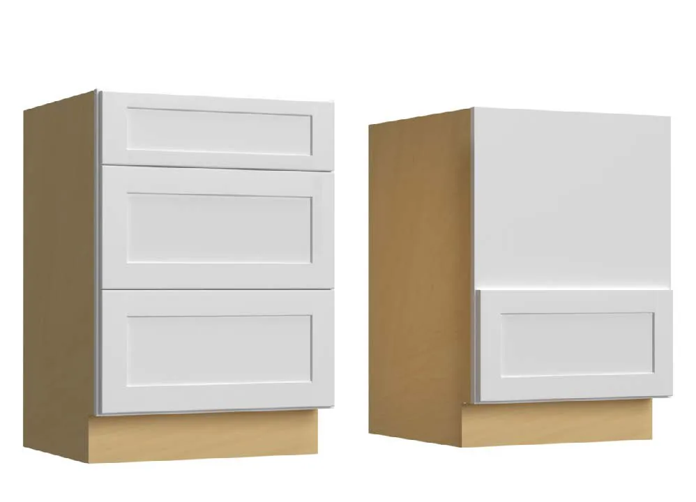 Fabuwood cabinetry, Galaxy, Luna, Fusion, Nexus (Allure Shaker / slab profiles); Catalina and Tuscany (Illume frameless slabs). Galaxy in Frost is the single most-specified door we carry.