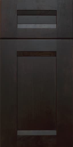 Europa Boca Raton door, shown in Wenge on Cherry