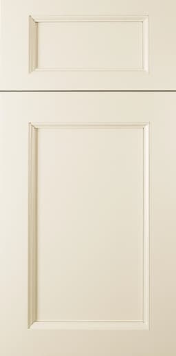 Europa Bristol door, shown in Beach White