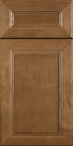 Europa Charlotte door, shown in Saddle on Maple