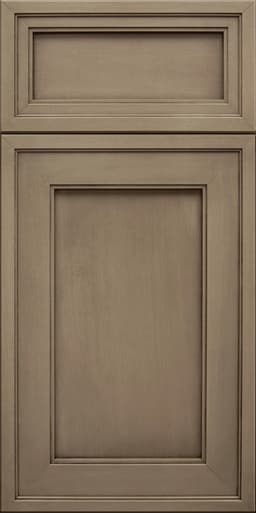 Europa Lafayette door, shown in Coastal Grey on Maple