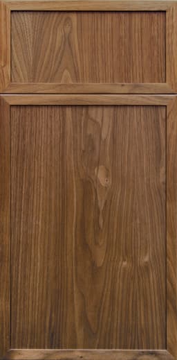 Europa Marshall door, shown in Natural on Walnut