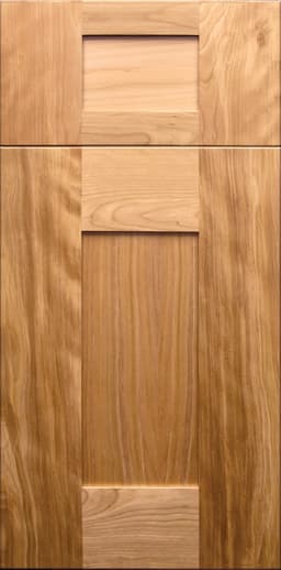 Europa Plainview Wide door, shown in Natural on Red Birch