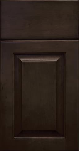 Europa Raised door, shown in Amber on Maple