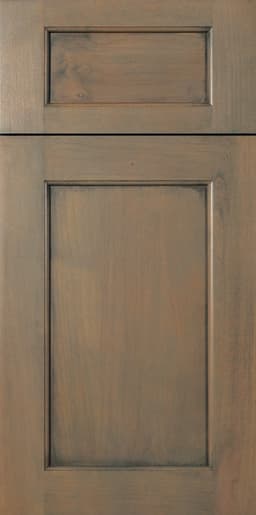 Europa Sagamore door, shown in Storm Grey on Alder