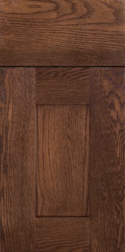 Europa Stickley Wide door, shown in Chestnut on Oak