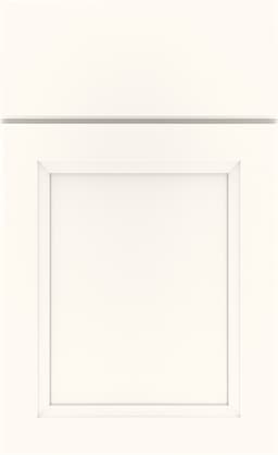 Mid Continent Berkley door, shown in White on Maple
