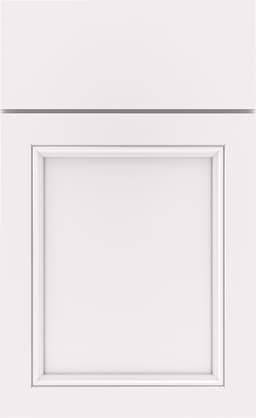 Mid Continent Detailed door, shown in White on Maple