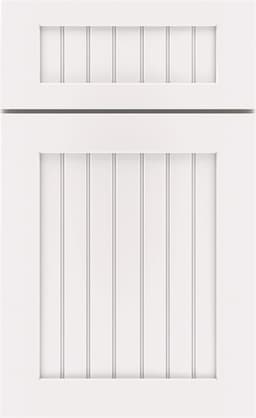 Mid Continent Windsor door, shown in White on Maple