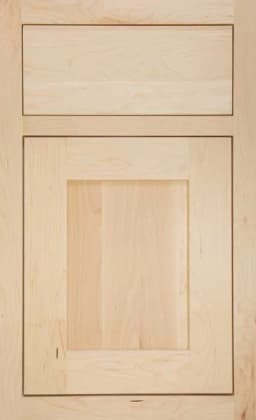 StarMark Fullerton door, shown in Natural on Maple