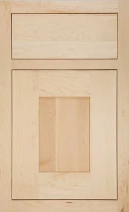 StarMark Manhattan door, shown in Natural on Maple