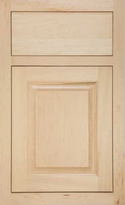 StarMark Medina door, shown in Natural on Maple