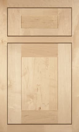 StarMark Ozark door, shown in Natural on Maple
