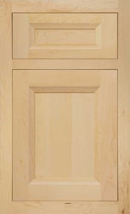 StarMark Vail door, shown in Natural on Maple
