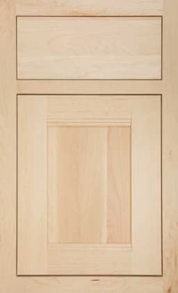 StarMark Waterfall door, shown in Natural on Maple