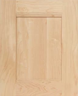 StarMark Waterfall door, shown in Natural on Maple