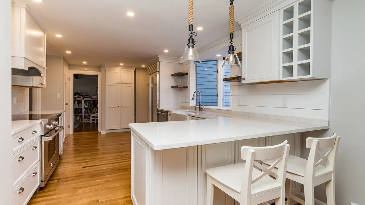 Kitchen project at Cross St., Belmont, photo 5