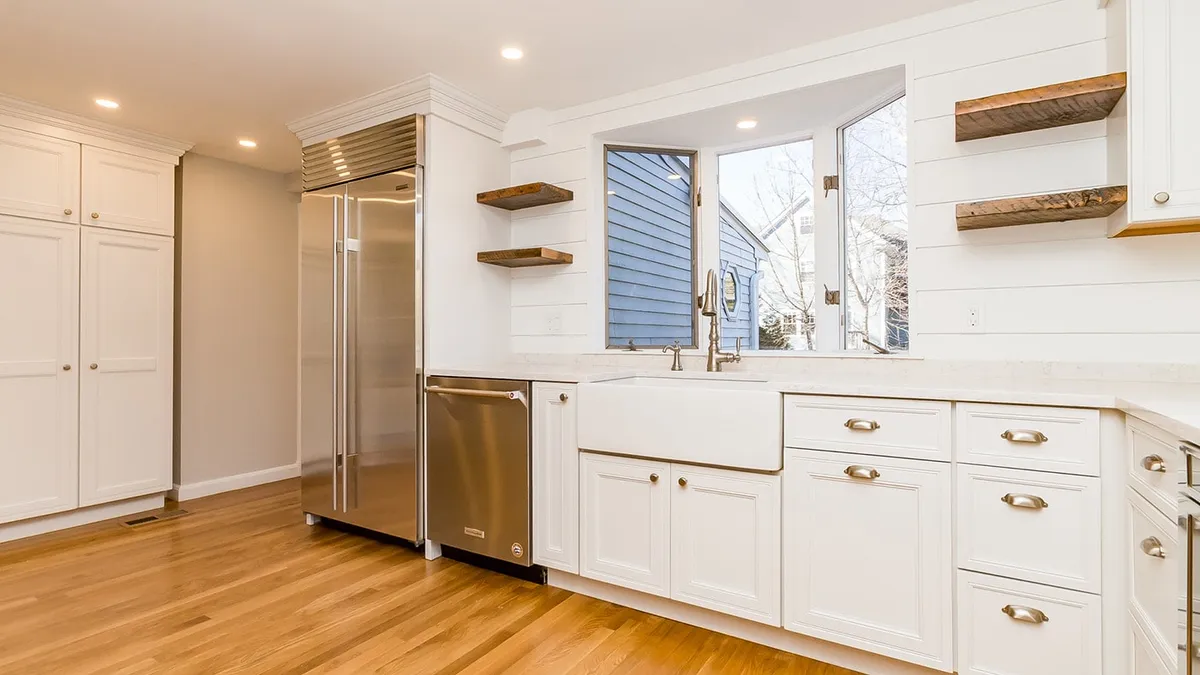Kitchen project at Cross St., Belmont, photo 5