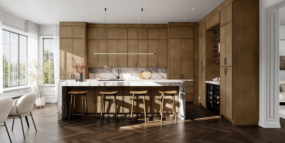 Fabuwood: Statement Island Kitchen, Framed · Allure