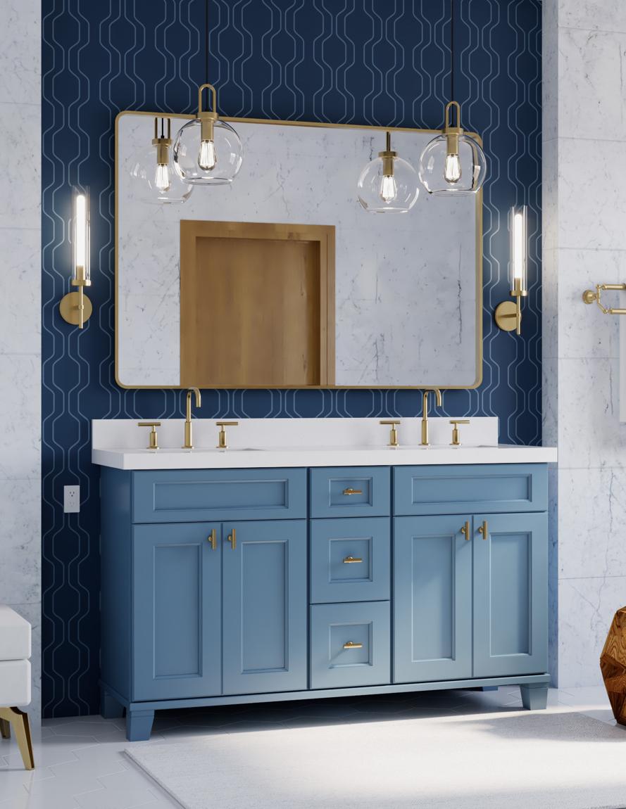 Fabuwood: Blue Double Vanity, Vanities 2026 Cover
