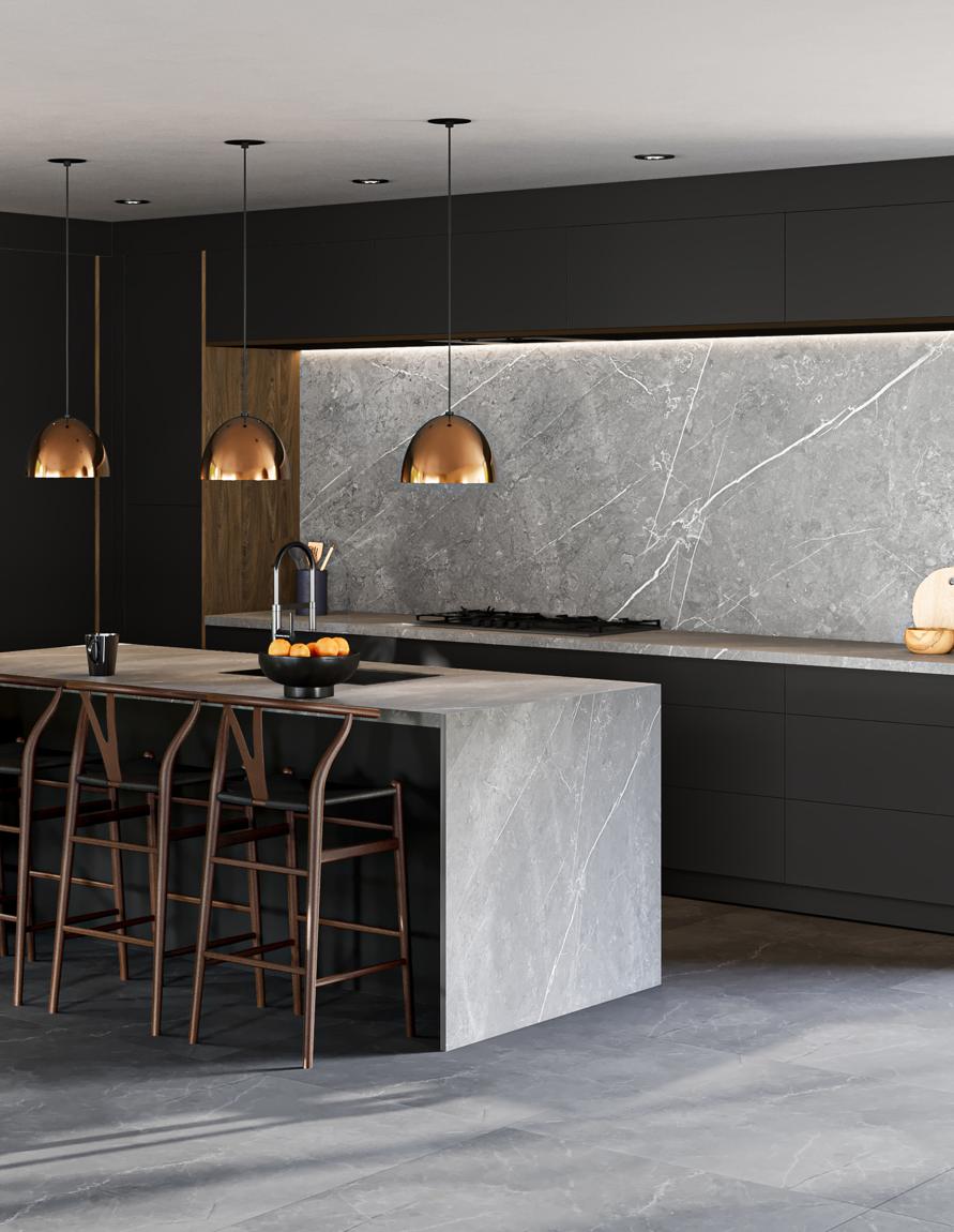 Fabuwood: Antracita Matte & Walnut, Catalina · Frameless