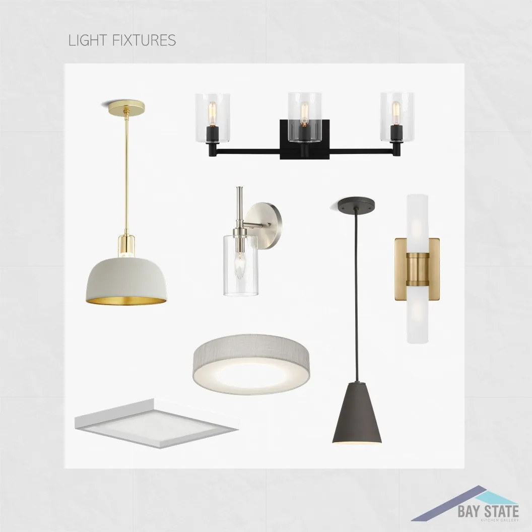 Lighting and electrical fixture selections