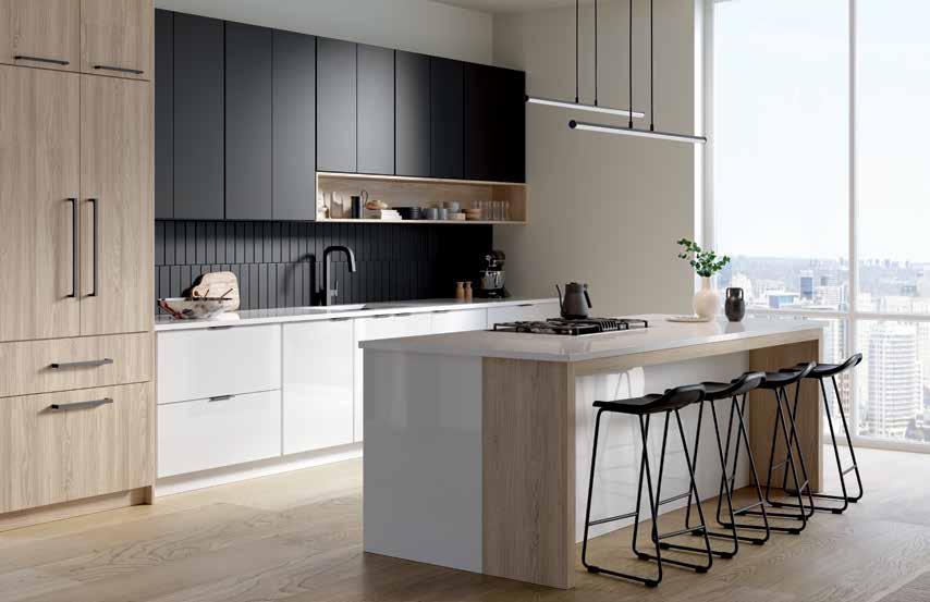 Mid Continent: Modern Textured Laminate, Signature · Gilmore Wharf Laminate